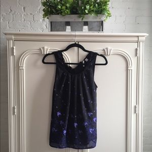 Black and Blue ELLE Blouse